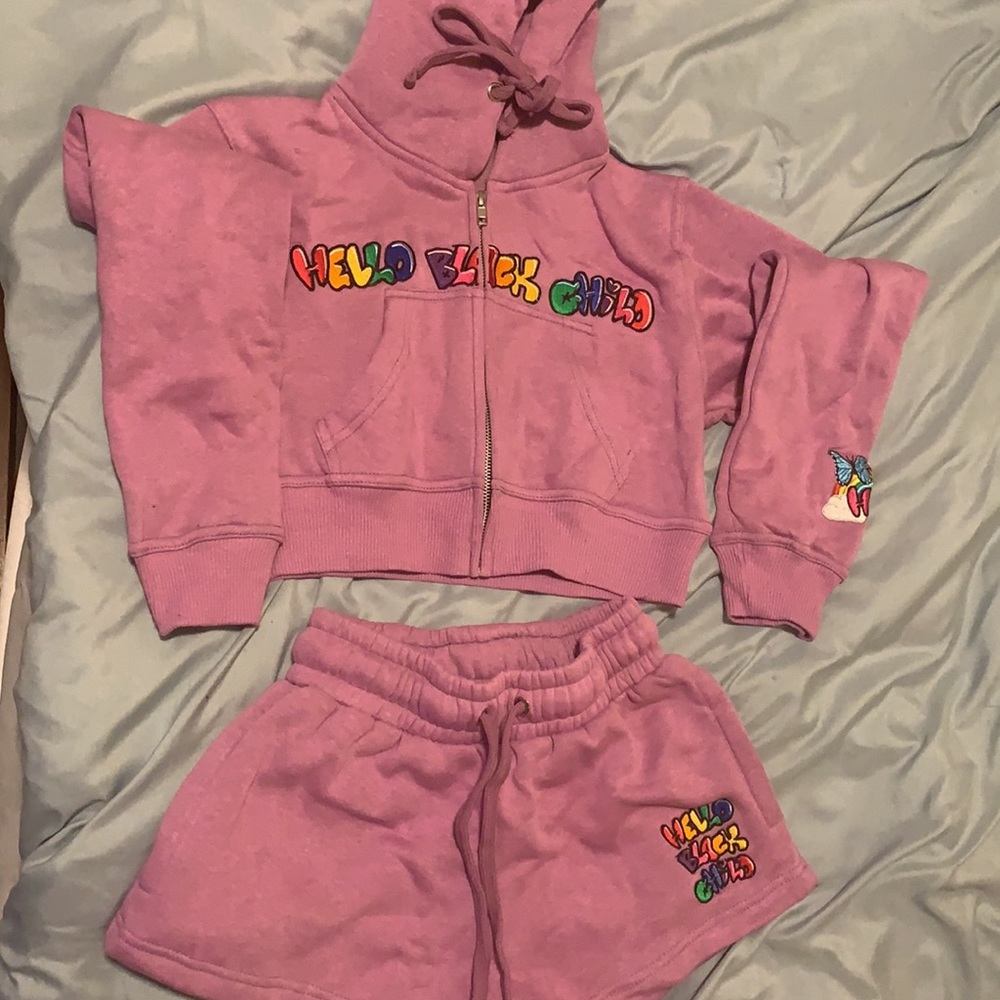 Crop Jacket and Shorts Set